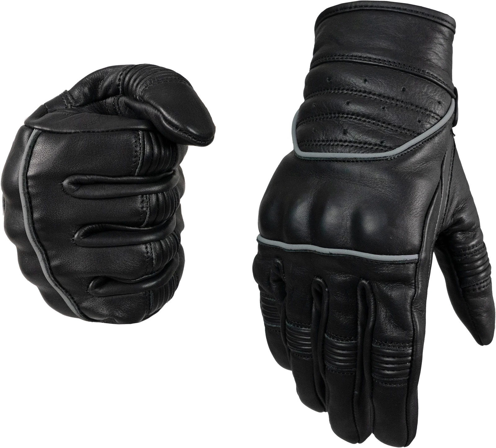Leather riding gloves, product shot